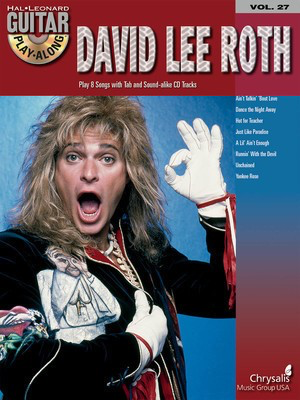 David Lee Roth - Guitar Play-Along Volume 27 - Guitar Hal Leonard Guitar TAB with Lyrics & Chords /CD
