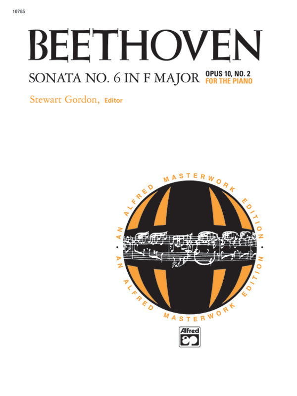 Beethoven Piano Sonata No 6 in F Major Op 10 No 2