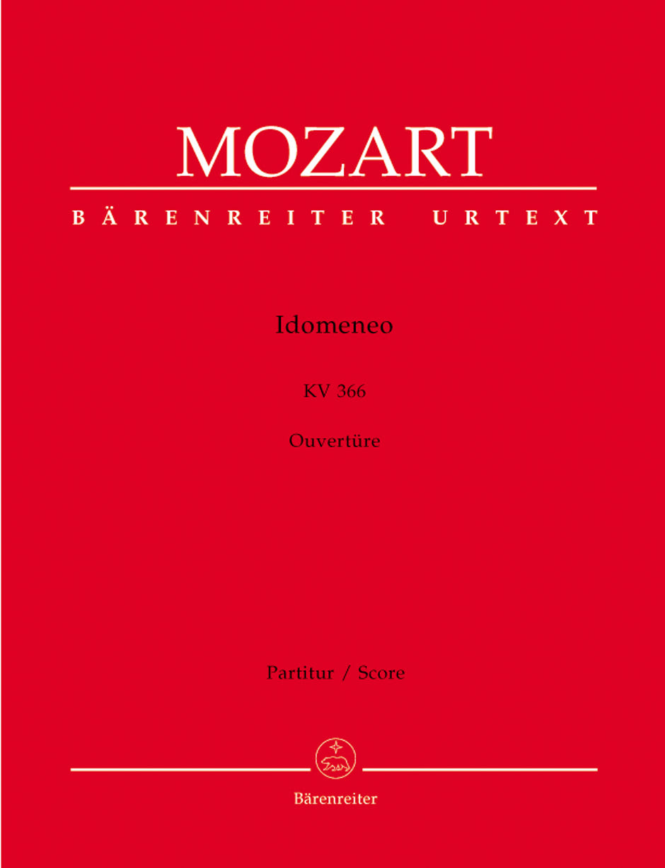 IDOMENEO OVERTURE FULL SC MOZART