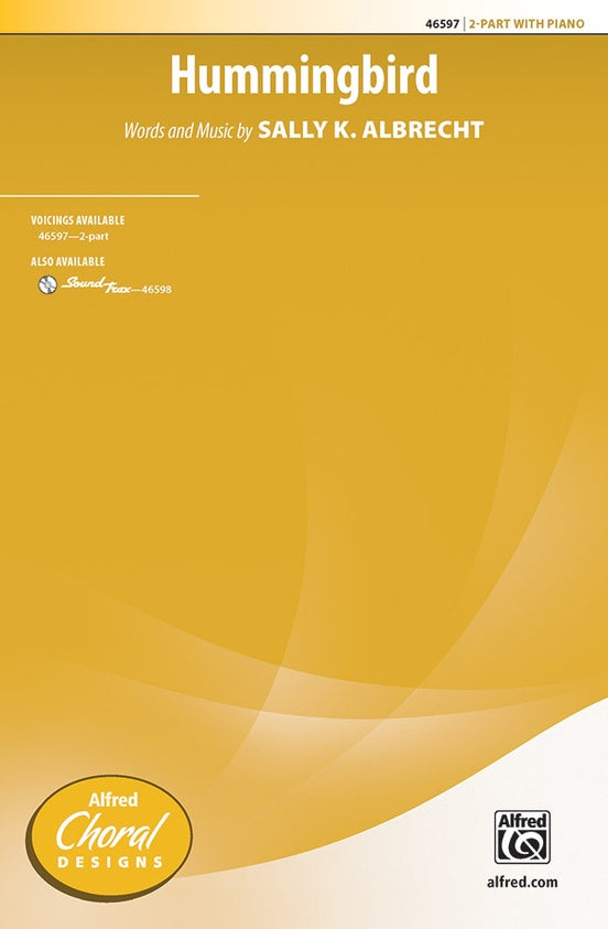 Hummingbird – 2-Part Choral Octavo (Digital Download)