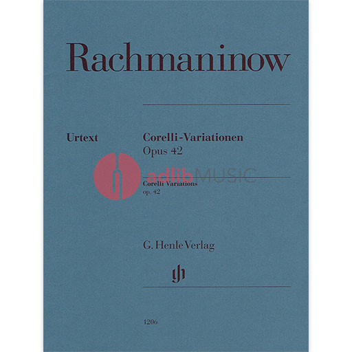 Corelli Variations Op 42 Piano Solo