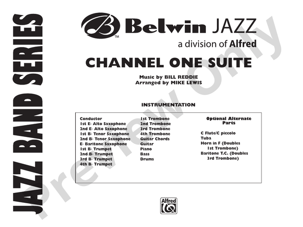 Channel One Suite (Grade 3) - Jazz Ensemble Conductor Score & Parts (Digital Download)