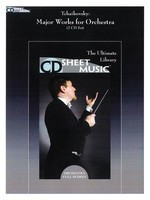 Tchaikovsky: Major Works for Orchestra - 2 CD-ROMs - Peter Ilyich Tchaikovsky - CD Sheet Music Full Score CD-ROM