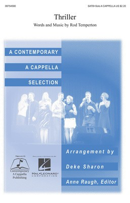 Thriller - SATB divisi Deke Sharon Hal Leonard Choral Score Octavo