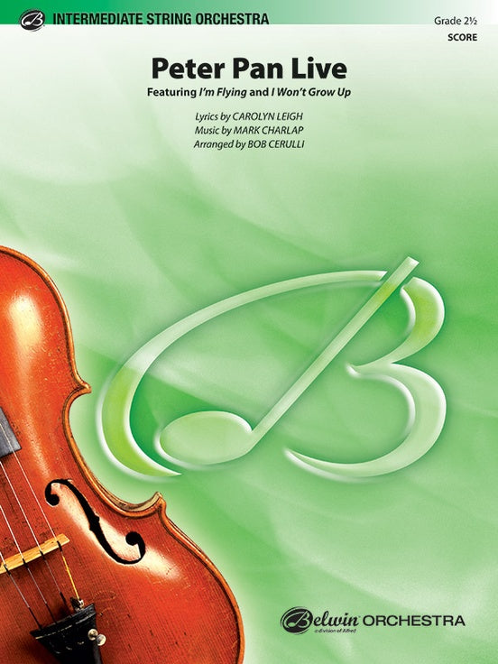 Peter Pan Live – String Orchestra Conductor Score & Parts (Digital Download)