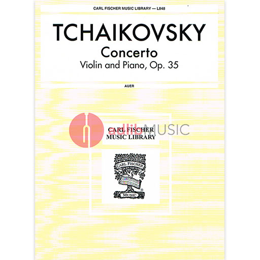 CONCERTO D MAJOR OP 35 ED AUER FOR VLN/PNO - TCHAIKOVSKY - VIOLIN - FISCHER