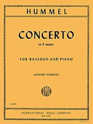 Concerto in F major - for Bassoon and Piano - Johann Nepomuk Hummel - Bassoon IMC