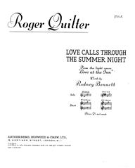 Love Calls Through The Summer Night - C Major Vocal/Piano (Digital Download)