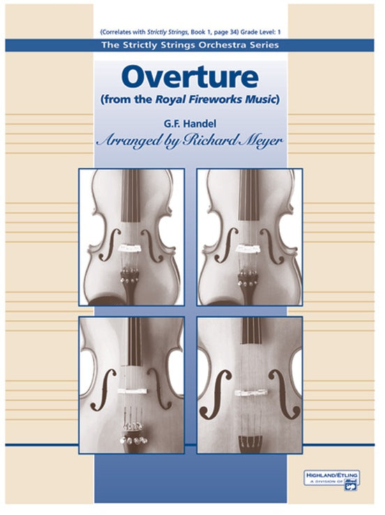 Overture from the "Royal Fireworks Music" – String Orchestra Conductor Score & Parts (Digital Download)