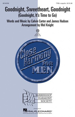 Goodnight, Sweetheart, Goodnight - (Goodnight, It's Time to Go) - Calvin Carter|James Hudson - Mel Knight Hal Leonard VoiceTrax CD CD