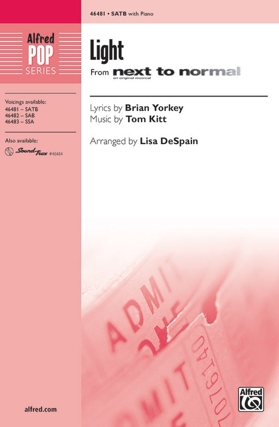 Light - Arr. Lisa DeSpain – SATB Choral Octavo (Digital Download)