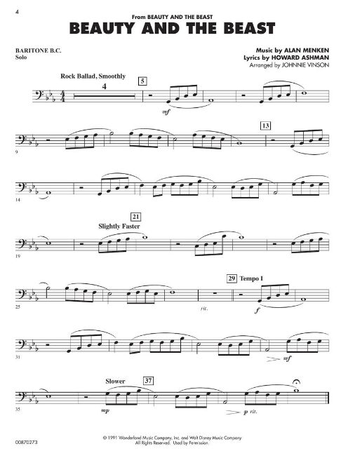 Essential Elements Disney Favorites - Baritone BC - Hal Leonard