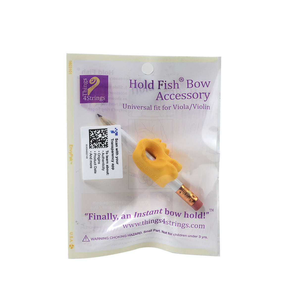 Things 4 Strings Bow Hold Fish Sunny Yellow