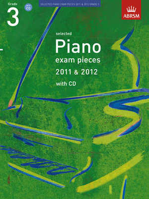 A B Pno Examination Pieces 2011-2012 Gr 3 Bk/Cd -
