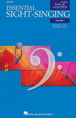 Essential Sight-Singing Vol. 1 Male Voices - Male Voices Volume One Book - TB Emily Crocker|John Leavitt Hal Leonard Choral Score Octavo