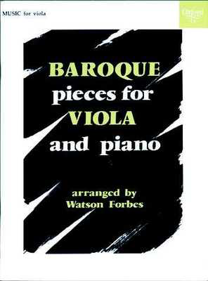Baroque Pieces for Viola and Piano