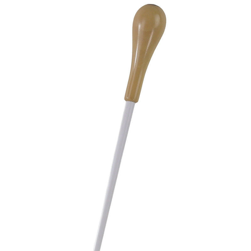 Takt White Conductors Baton with Boxwood Handle and Parisian Eye 15"