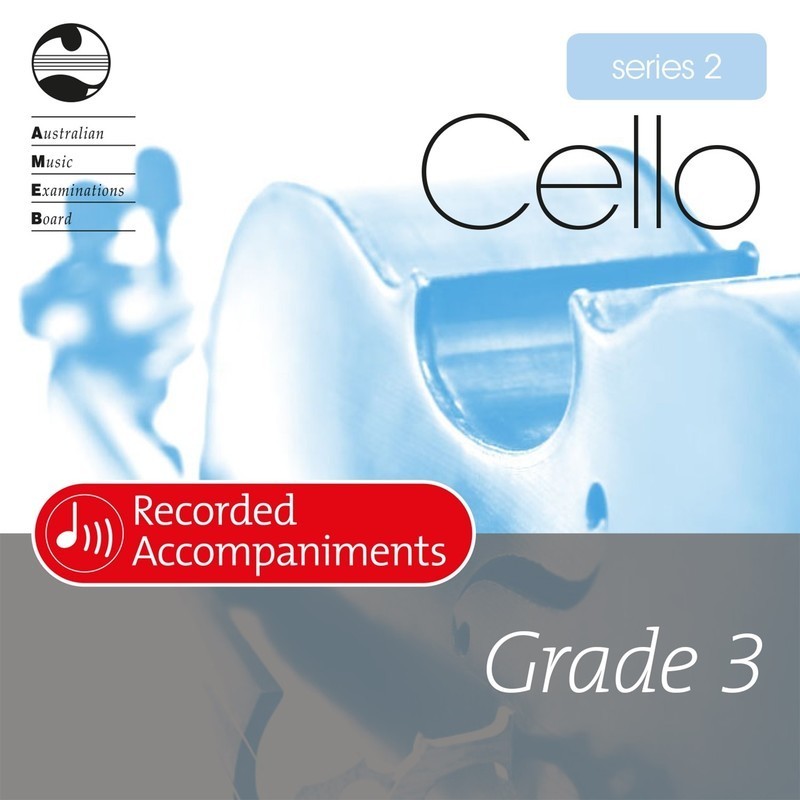 AMEB Cello Series 2 Grade 3 - Recorded Accompaniment CD for Cello AMEB 1203092239