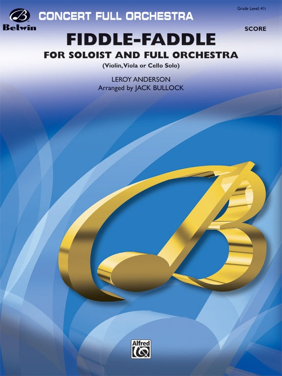 Fiddle-Faddle for Soloist and Full Orchestra – Full Orchestra Conductor Score & Parts (Digital Download)