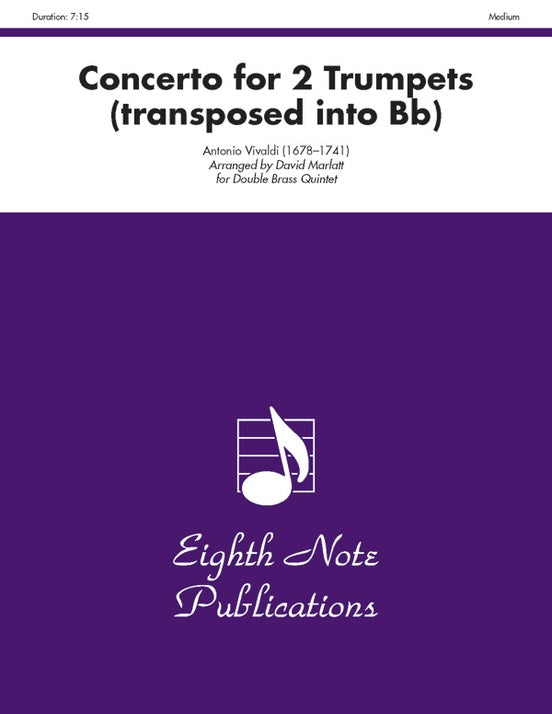 Concerto for 2 Trumpets Double Brass Quintet - Vivaldi