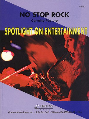 No Stop Rock - Grade 1 - Score and Parts - Carmine Pastore - Curnow Music Score/Parts