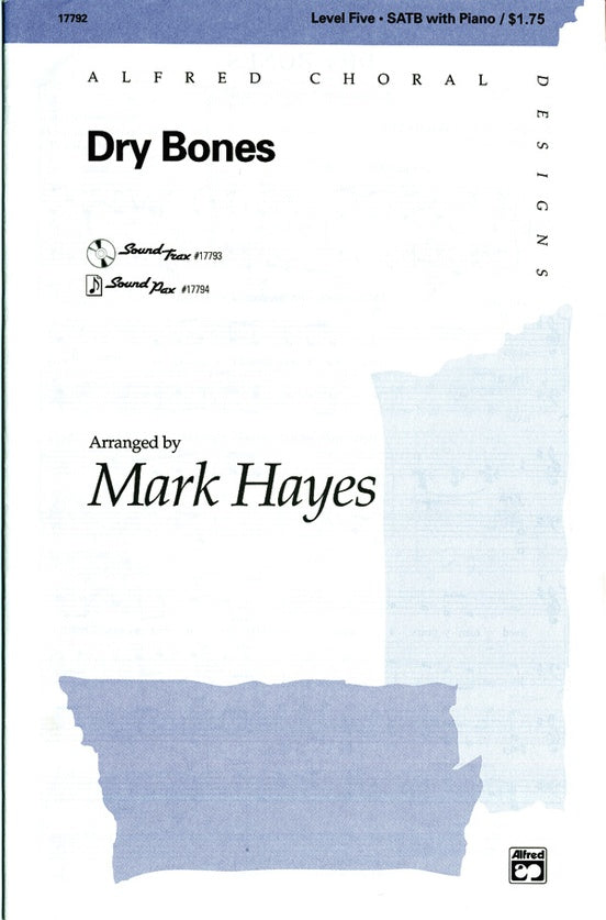 Dry Bones - Arr. Mark Hayes – SATB Choral Octavo (Digital Download)