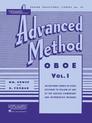 Rubank Advanced Method - Oboe Vol. 1 - Oboe Rubank Publications