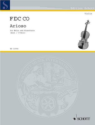 Arioso - violin and piano - Joseph-Hector Fiocco - Violin Schott Music