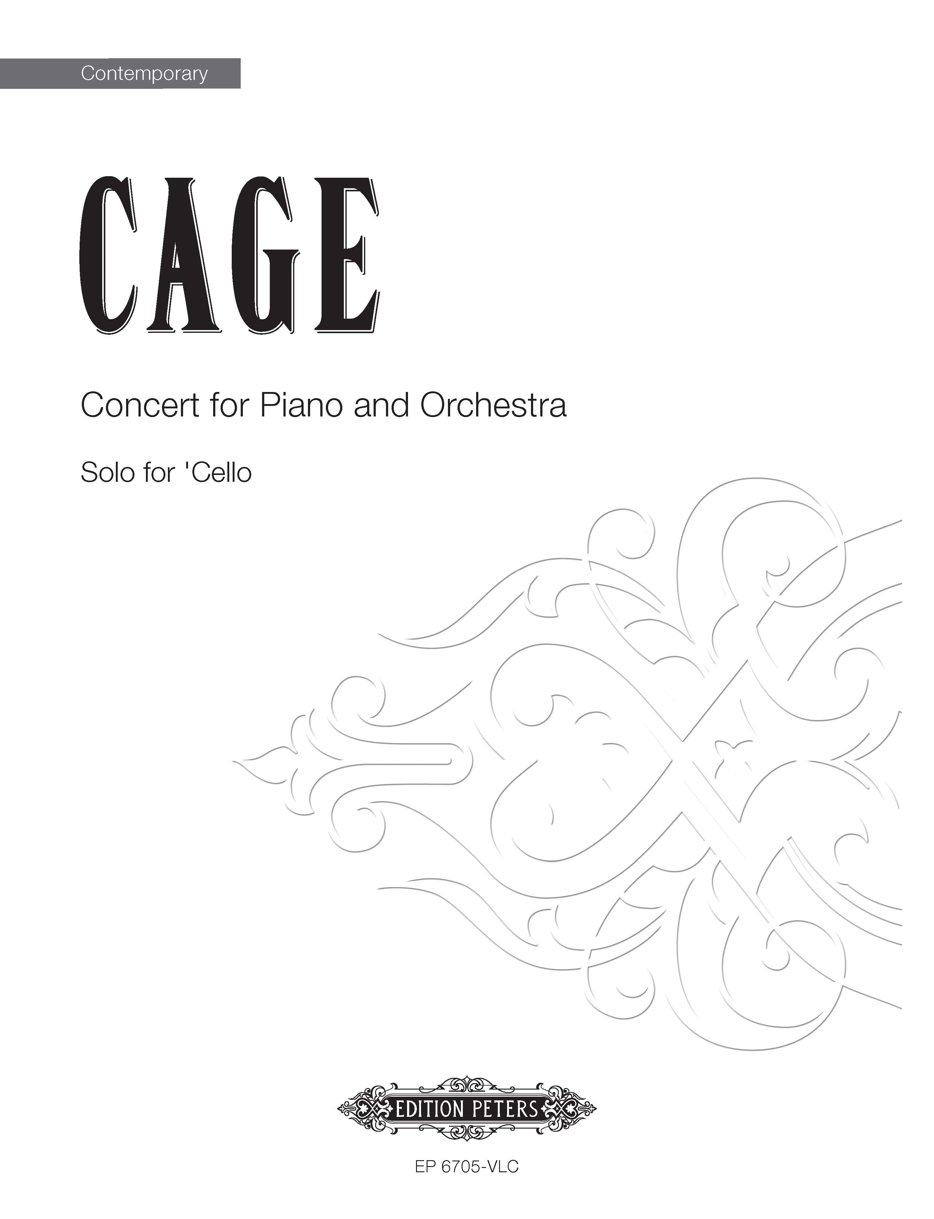 Concert for Piano and Orchestra - Cello Part (Digital Download)