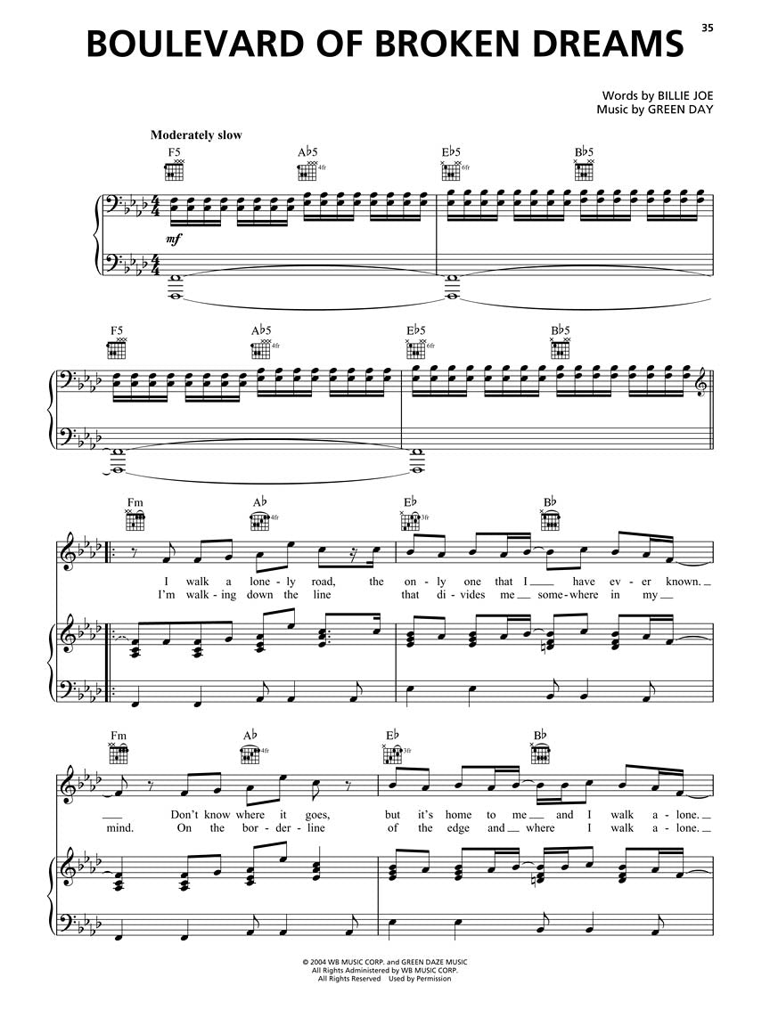 Songs of the 2000s PVG/OLA Hal Leonard 137608