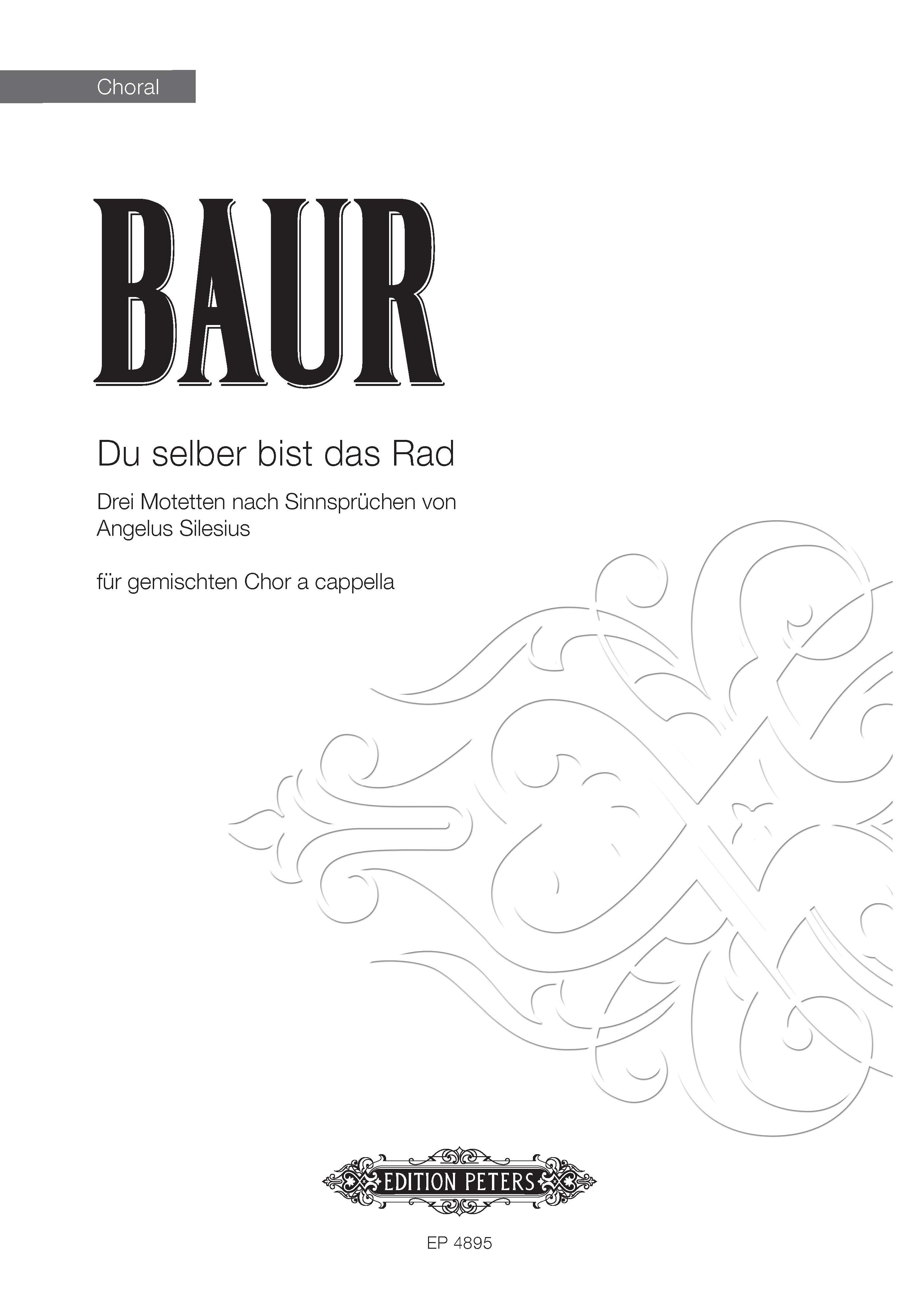 Du Selber Bist Das Rad (EP4895) - SATB Choral Octavo (Digital Download)