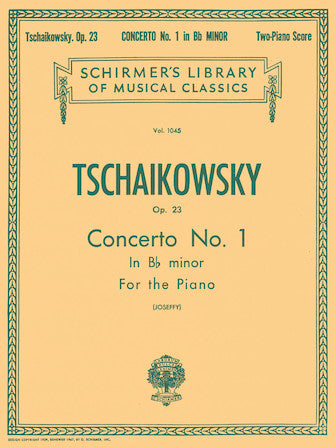 Tchaikovsky - Concerto #1 Op23 Lib1045 - Piano Duet Schirmer 50257530
