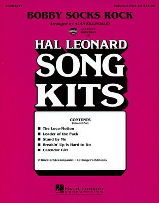 Bobby Socks Rock (Song Kit) - Alan Billingsley Hal Leonard ShowTrax CD CD