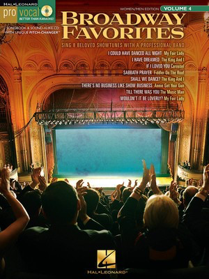 Broadway Favorites - Pro Vocal Mixed Edition Volume 4 - Various - Vocal Hal Leonard /CD