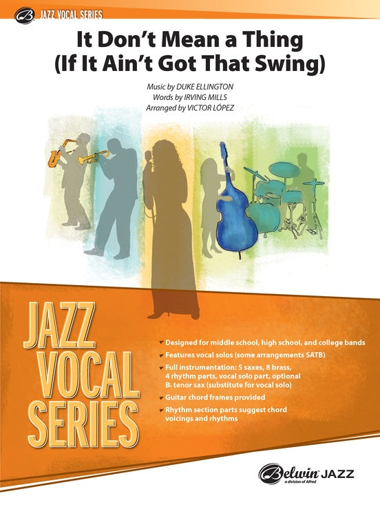 It Don't Mean a Thing (If It Ain't Got That Swing) Grade 2 - Jazz Ensemble Conductor Score & Parts(Digital Download)