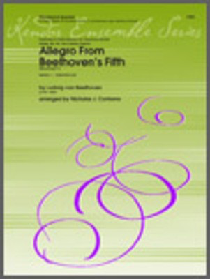 Allegro From Beethoven's Fifth (Movement 1) - Beethoven/ Contorno - Bassoon|Clarinet|French Horn Sheet Music|Flute|Oboe Kendor Music Woodwind Quintet Score/Parts