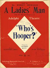 A Ladies' Man (from 'Who's Hooper?') - Vocal/Piano (Digital Download)