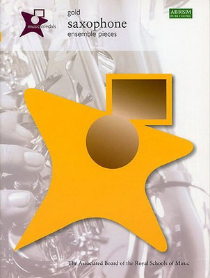 Music Medals Saxophone Ensemble Pieces Gold