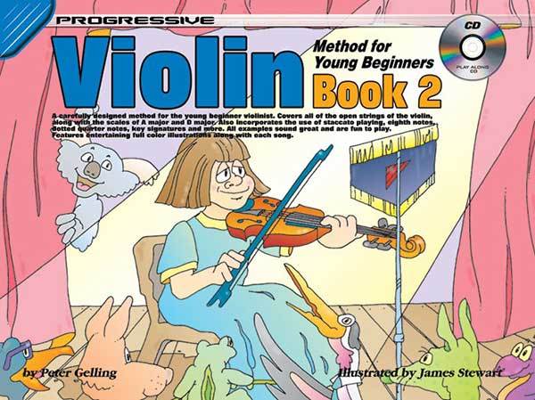 Progressive Violin Meth For Young Begin Bk 2 Bk/CD