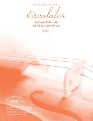 Escalator - David Bobrowitz - Grand Mesa Music Score/Parts