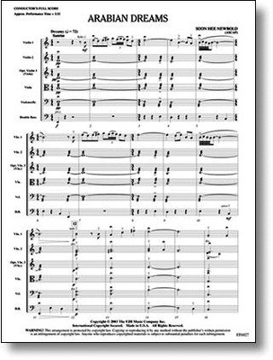 Arabian Dreams - Soon Hee Newbold - FJH Music Company Score/Parts