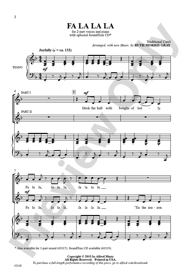 Fa La La La – 2-Part Choral Octavo (Digital Download)