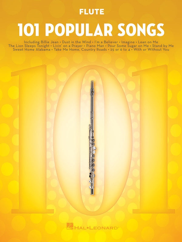 101 Popular Songs - Flute - Hal Leonard 224722