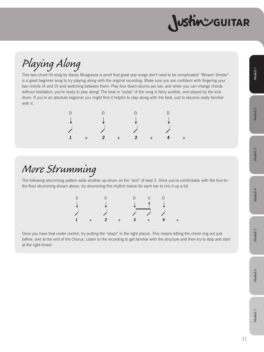 The Justinguitar Easy Guitar Songbook - Easy Guitar Hal Leonard 299334