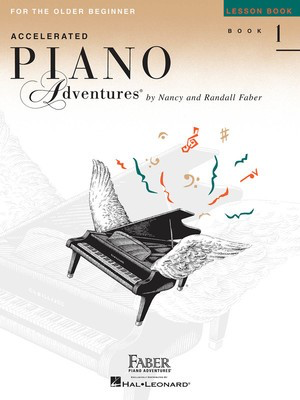 Accelerated Piano Adventures for the Older Beginner Lesson Book 1 - Piano by Faber/Faber Hal Leonard 420308