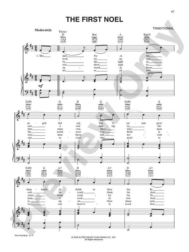 The First Noel - Traditional - PVG (Digital Download)