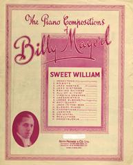 Sweet William - Piano Solo (Digital Download)