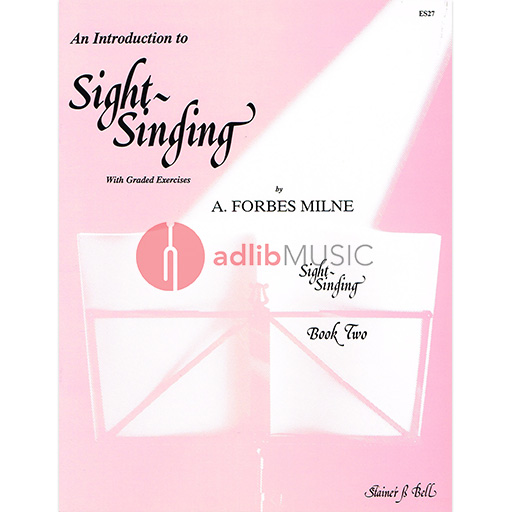 Introduction To Sight Singing Bk 2 - Classical Vocal A. Forbes Milne Stainer & Bell Vocal Score