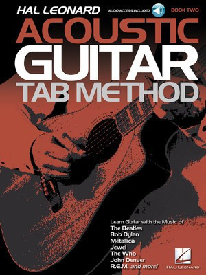 Hal Leonard Acoustic Guitar Tab Method - Book 2 - Guitar Jeff Schroedl Hal Leonard Guitar TAB Sftcvr/Online Audio
