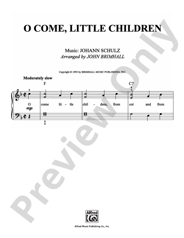 O Come, Little Children - DSM-PS-0007051 - Easy Piano (Digital Download)